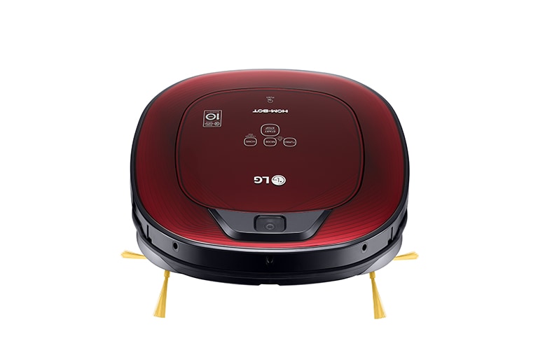 LG Ny robotdammsugare i ruby red färg med Smart Inverter Motor™ och ännu noggrannare rengöring i hörnen, VR8601RR